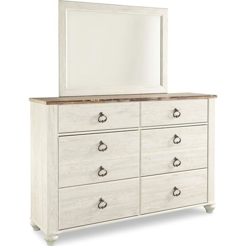 Willowton Dresser and Mirror