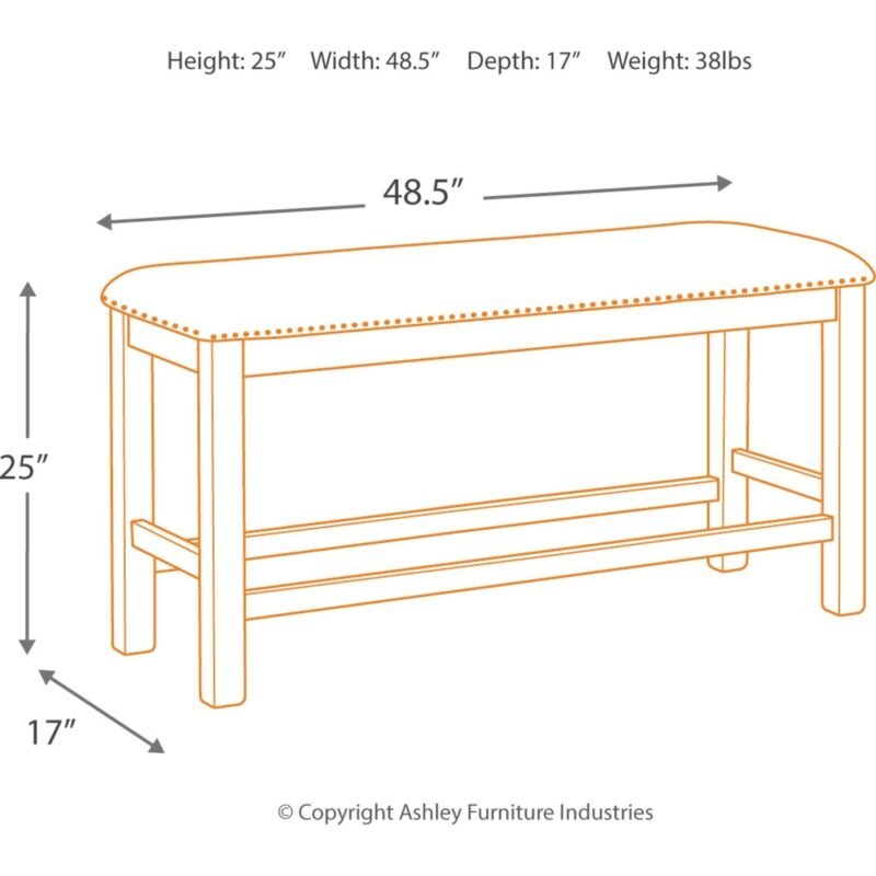 Moriville Counter Height Bench
